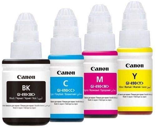 Canon 490 Ink Tank Cartridge 4 Color Set Black/Cyan/Magenta/Yellow - eBuy UAE